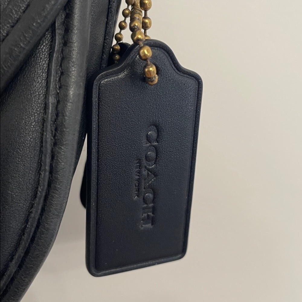 Coach Gold Foil Cherries Leather Hang Tag - Picture 3 of 10
